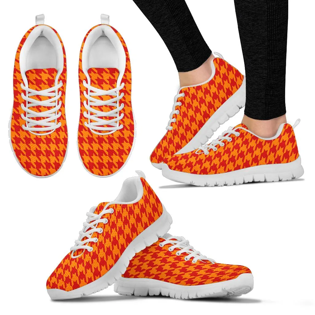 Mesh Sneaker_Red on Orange_T_HT Pattern