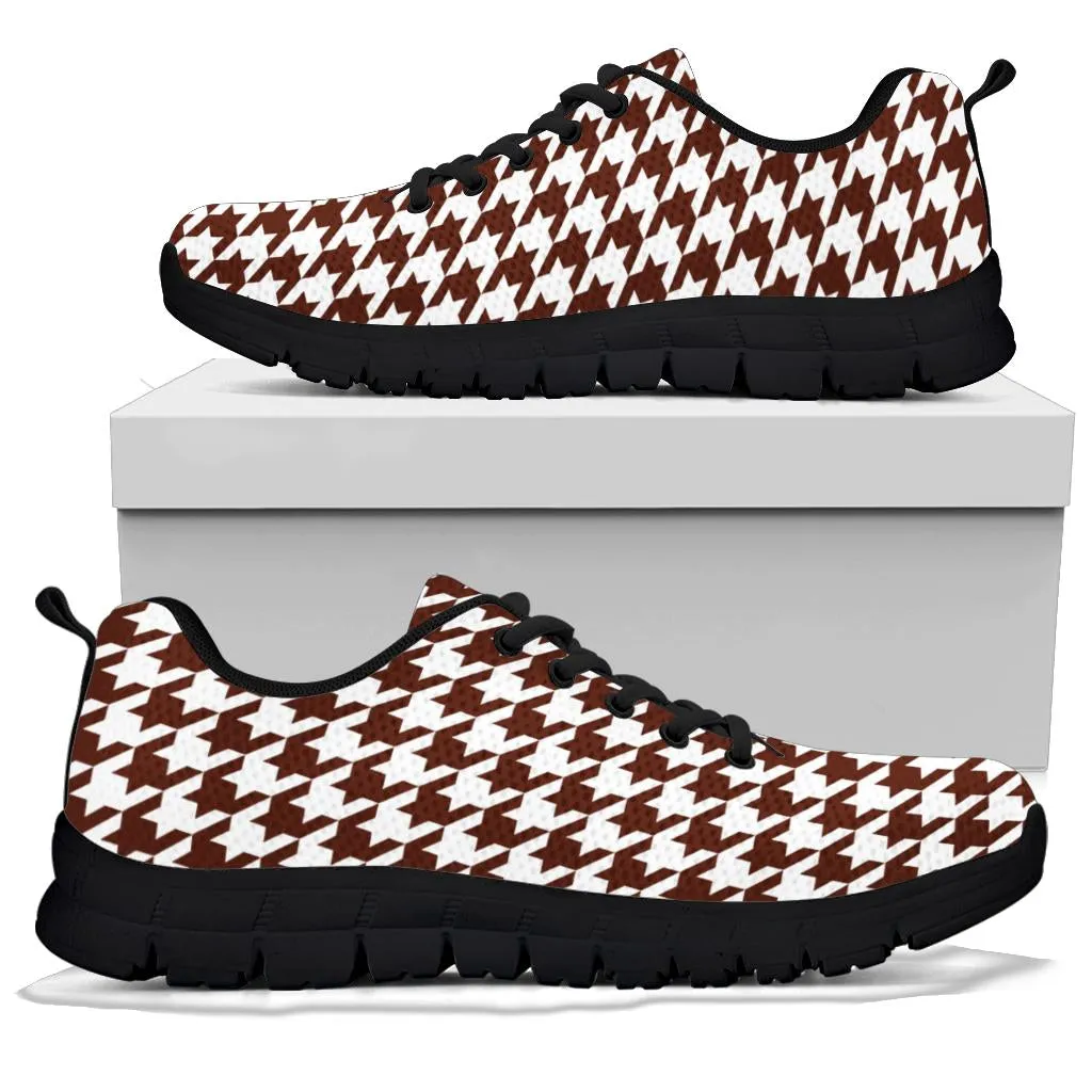 Mesh Sneakers_Brown on White_HT Pattern