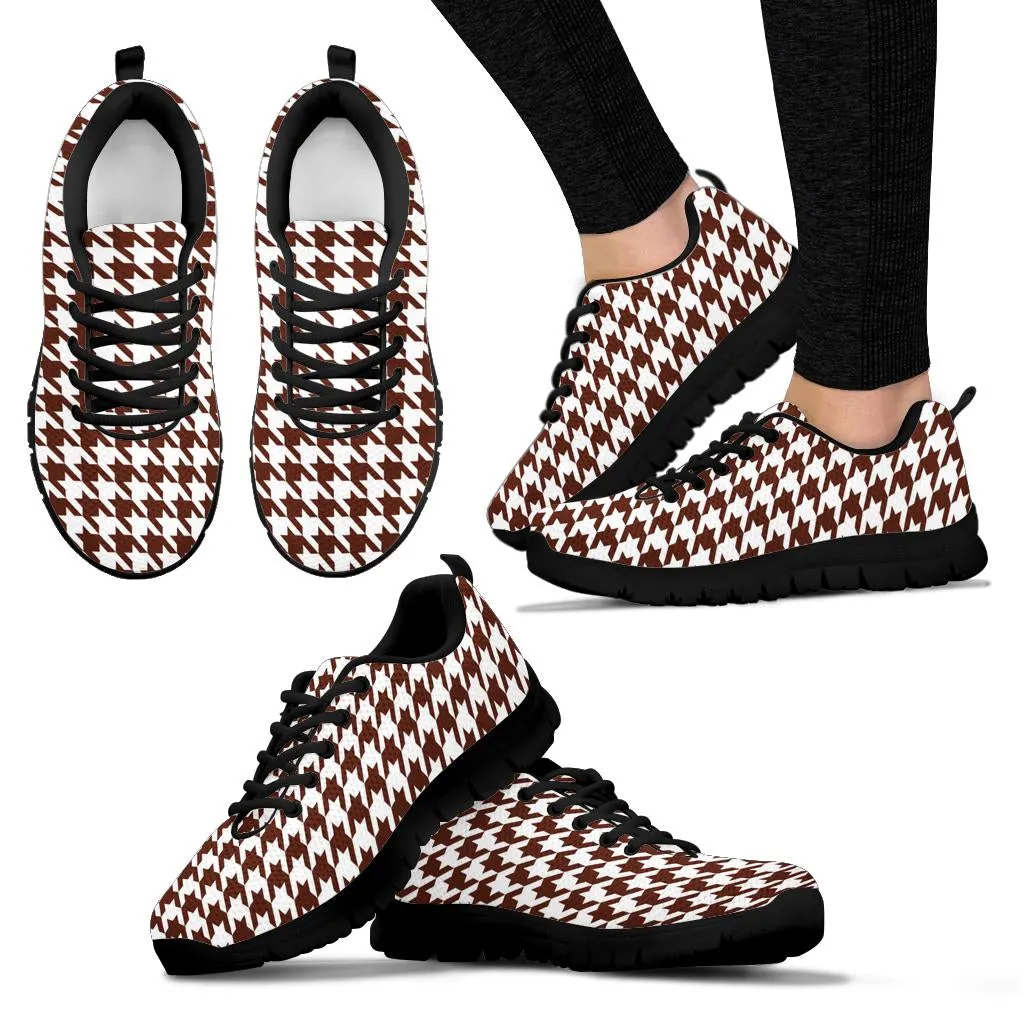 Mesh Sneakers_Brown on White_HT Pattern