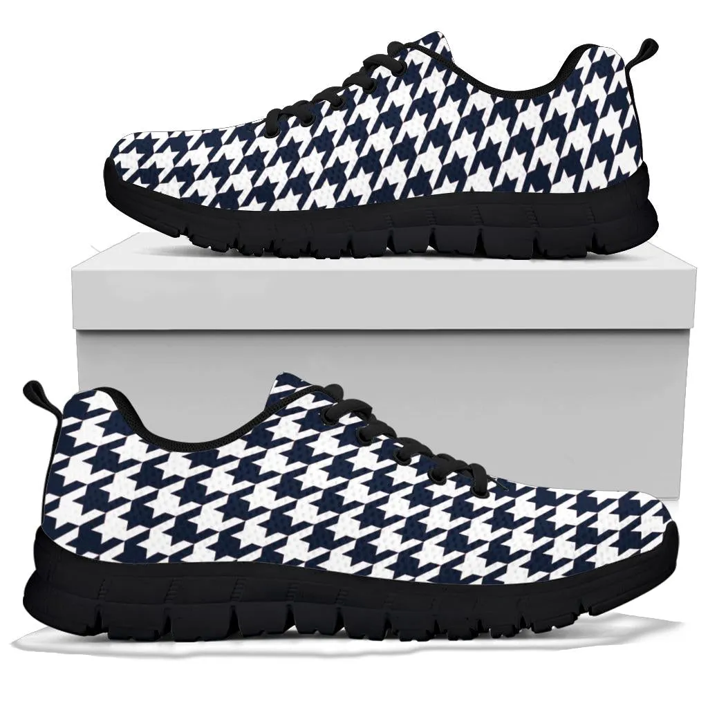 Mesh Sneakers_Navy on White_HT Pattern