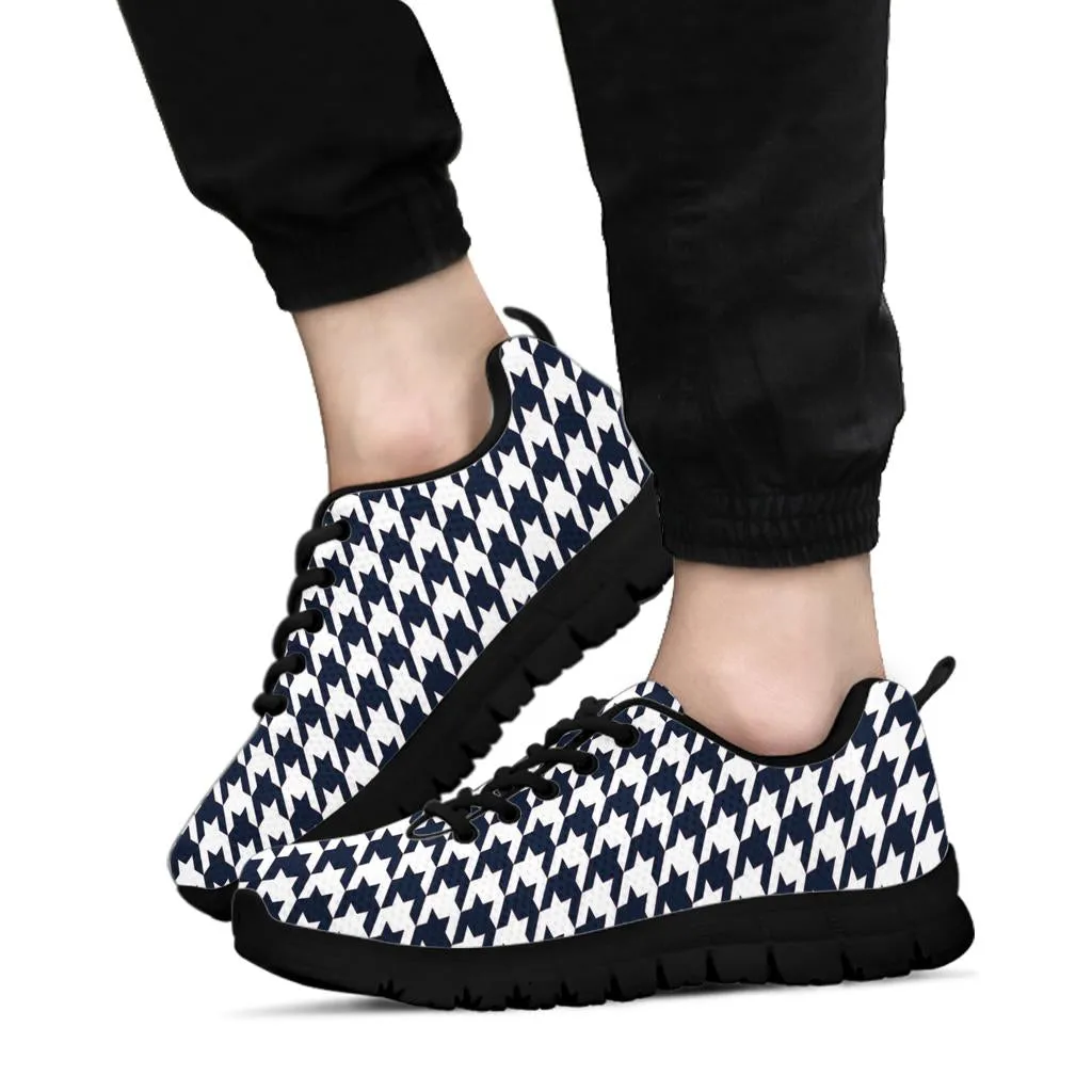 Mesh Sneakers_Navy on White_HT Pattern