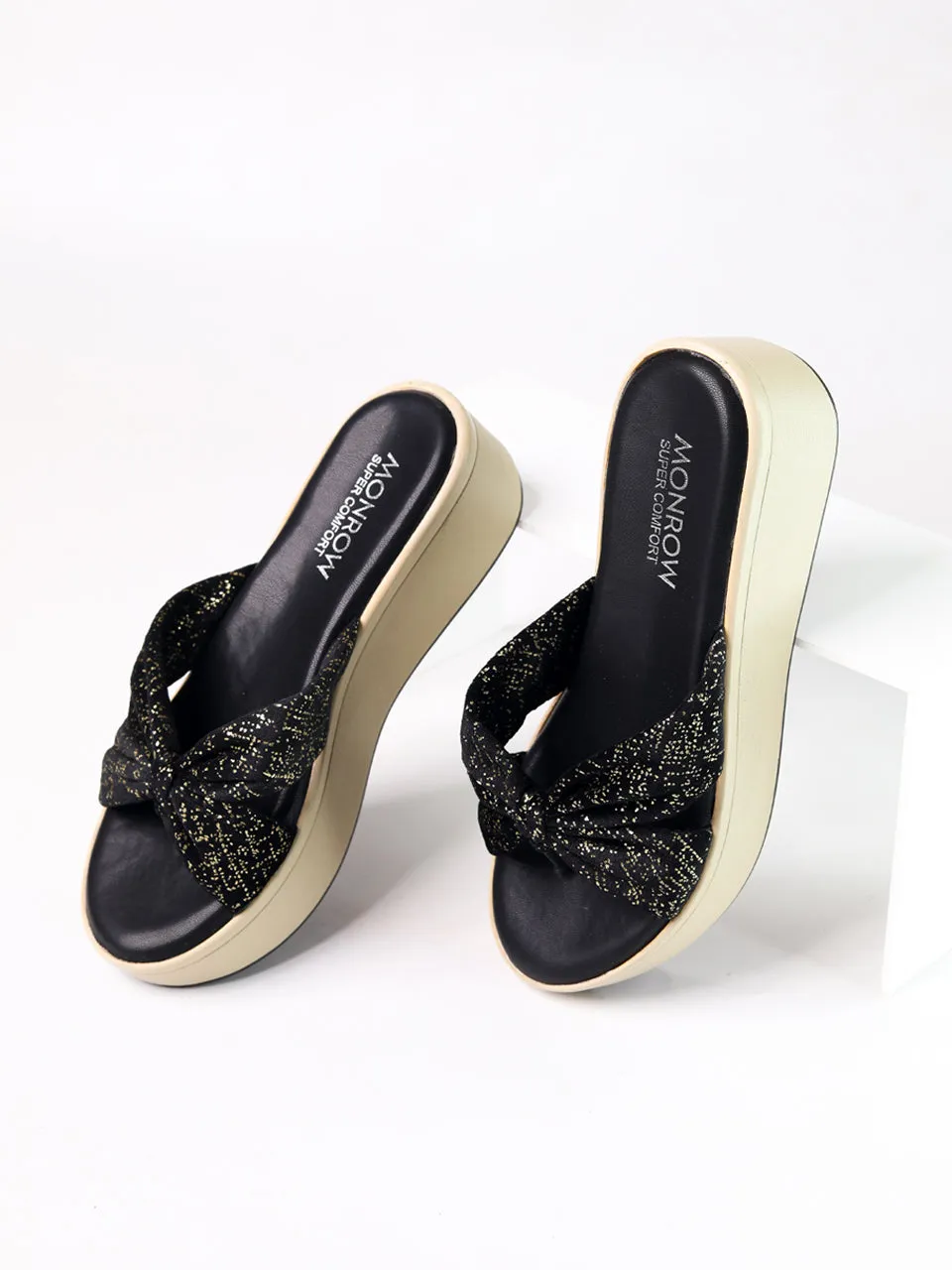 Nellie Black Flatform Heels