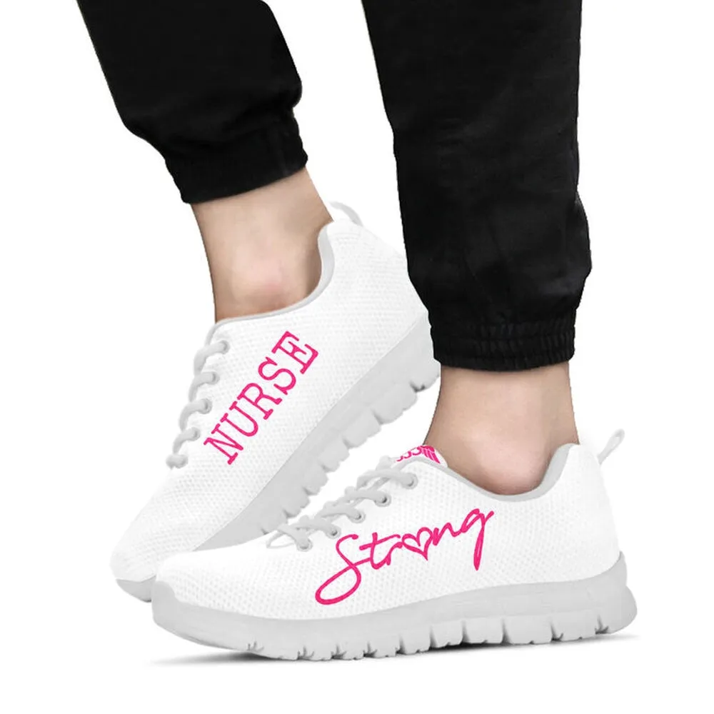 Nurse Sneaker, Nurse Strong White Sneakers Shoes, Best Shoes For Nurses