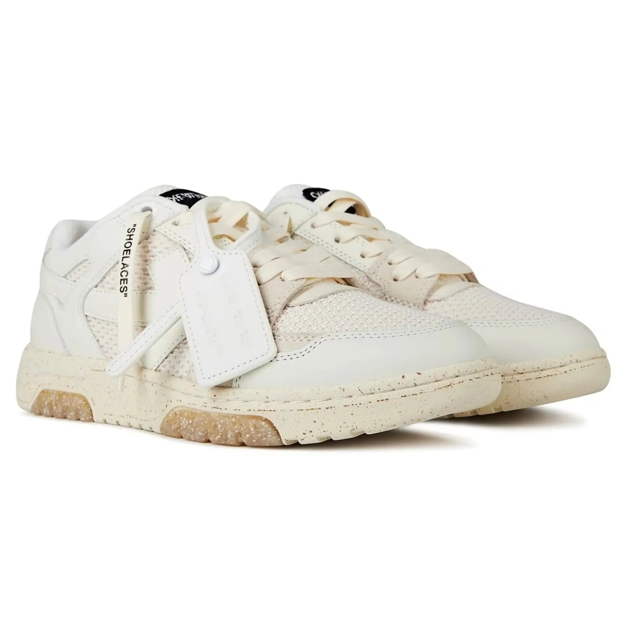 Off-White Slim Out Of Office White Beige Sneakers