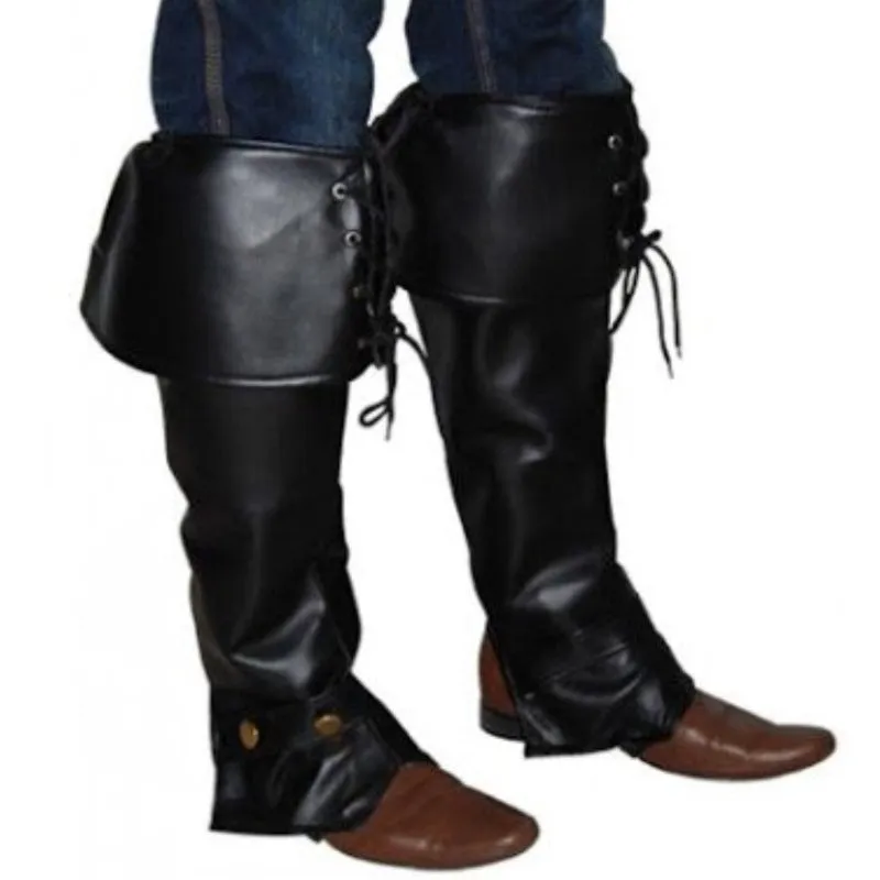 Pirate Boot Covers - Black