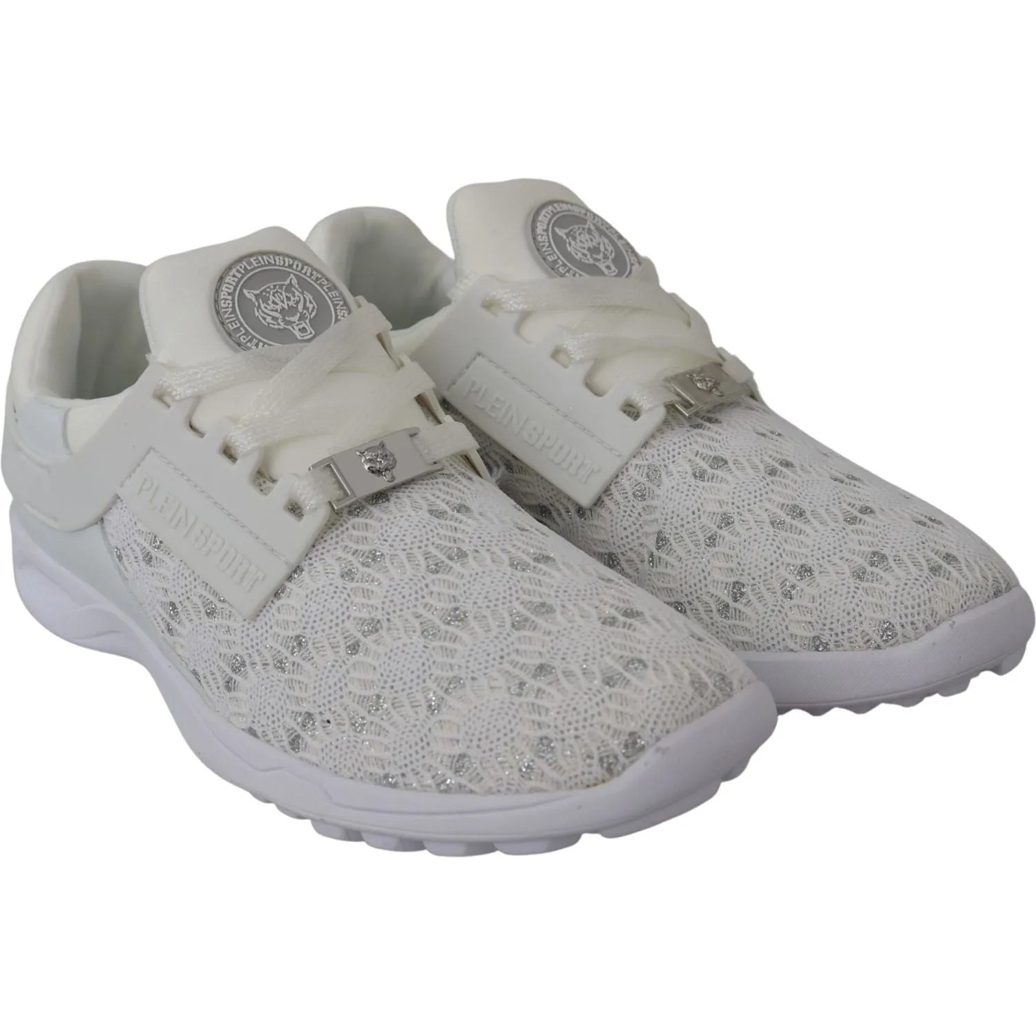 Plein Sport Sleek White Runner Beth Sport Sneakers