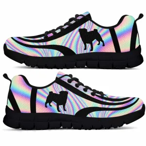 Pug Sneaker, Pug Dog Lovers Sneakers Gym Running Shoes Gift For Women Men, Pug Shoes