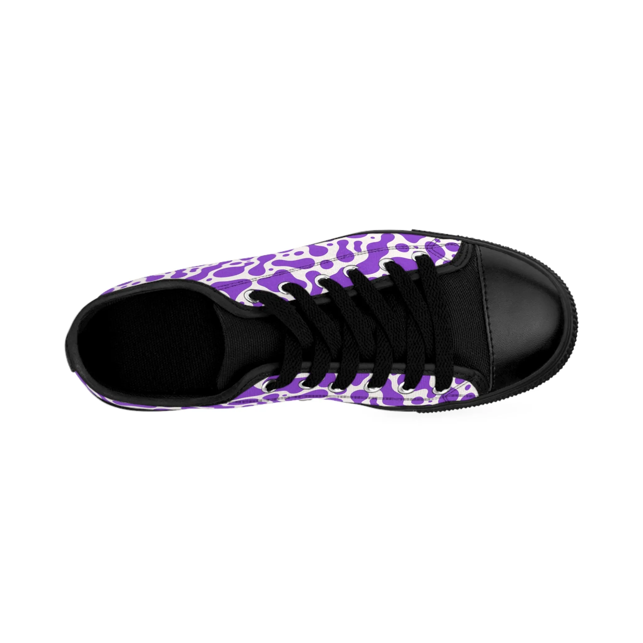 Purple Groovy Lava Lamp Women's Sneakers