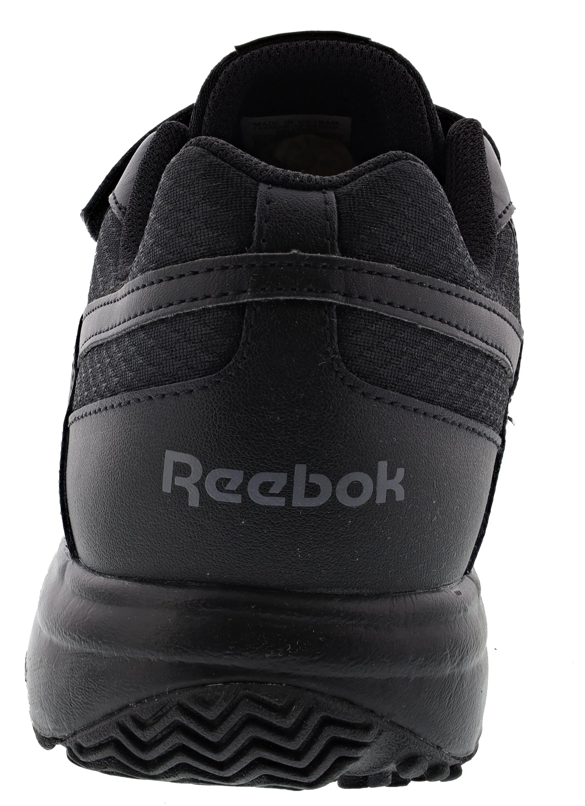 Reebok Men's Work N Cushion 4.0 KC Hook & Loop Slip Resistant Walking Shoes