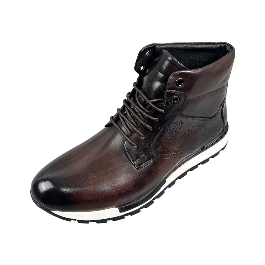 Rugged Style Leather Boots