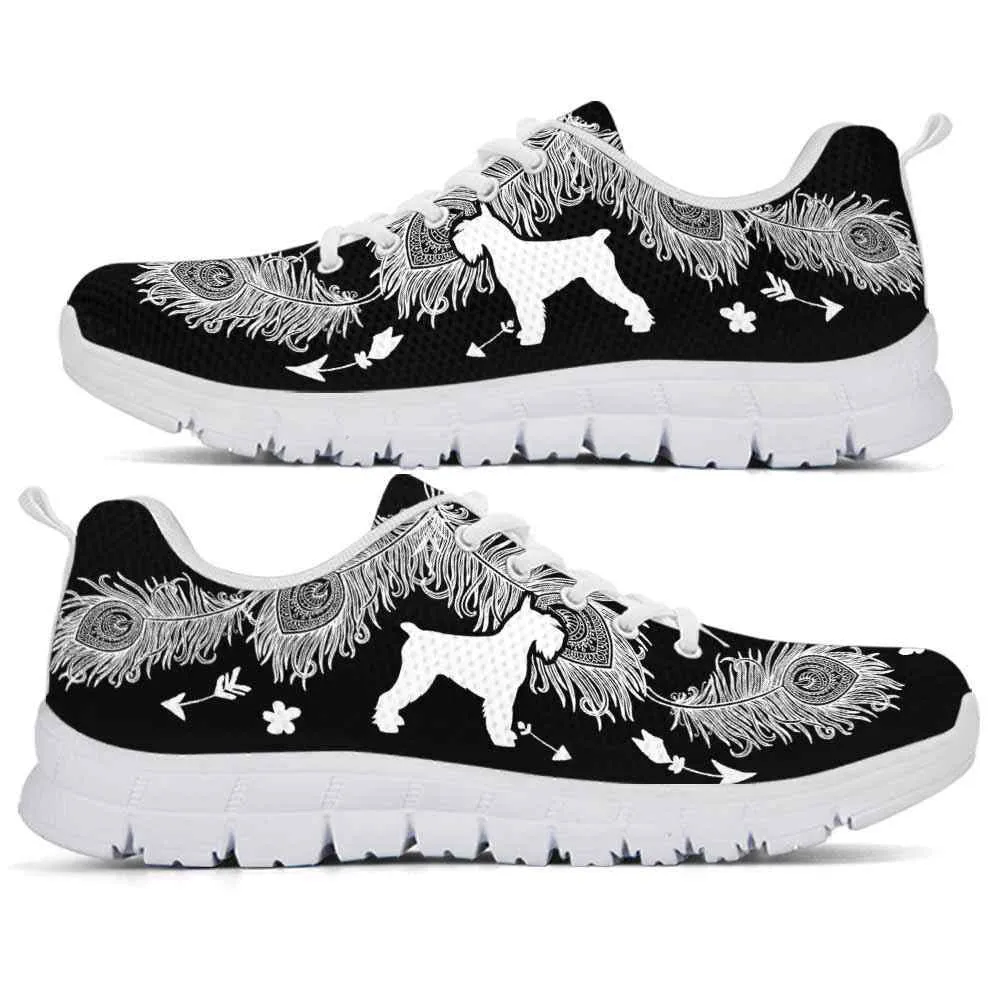 Schnauzer Sneaker, Schnauzer Dog Lovers Sneakers Running Shoes Gift Women Men Dog Mom Dog Dad, Schnauzer Shoes