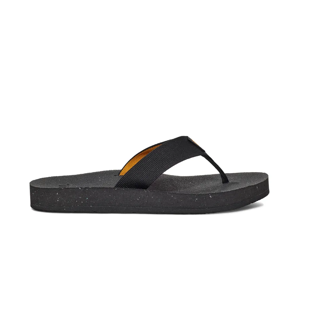 Black Womens Teva Reflip Sandals